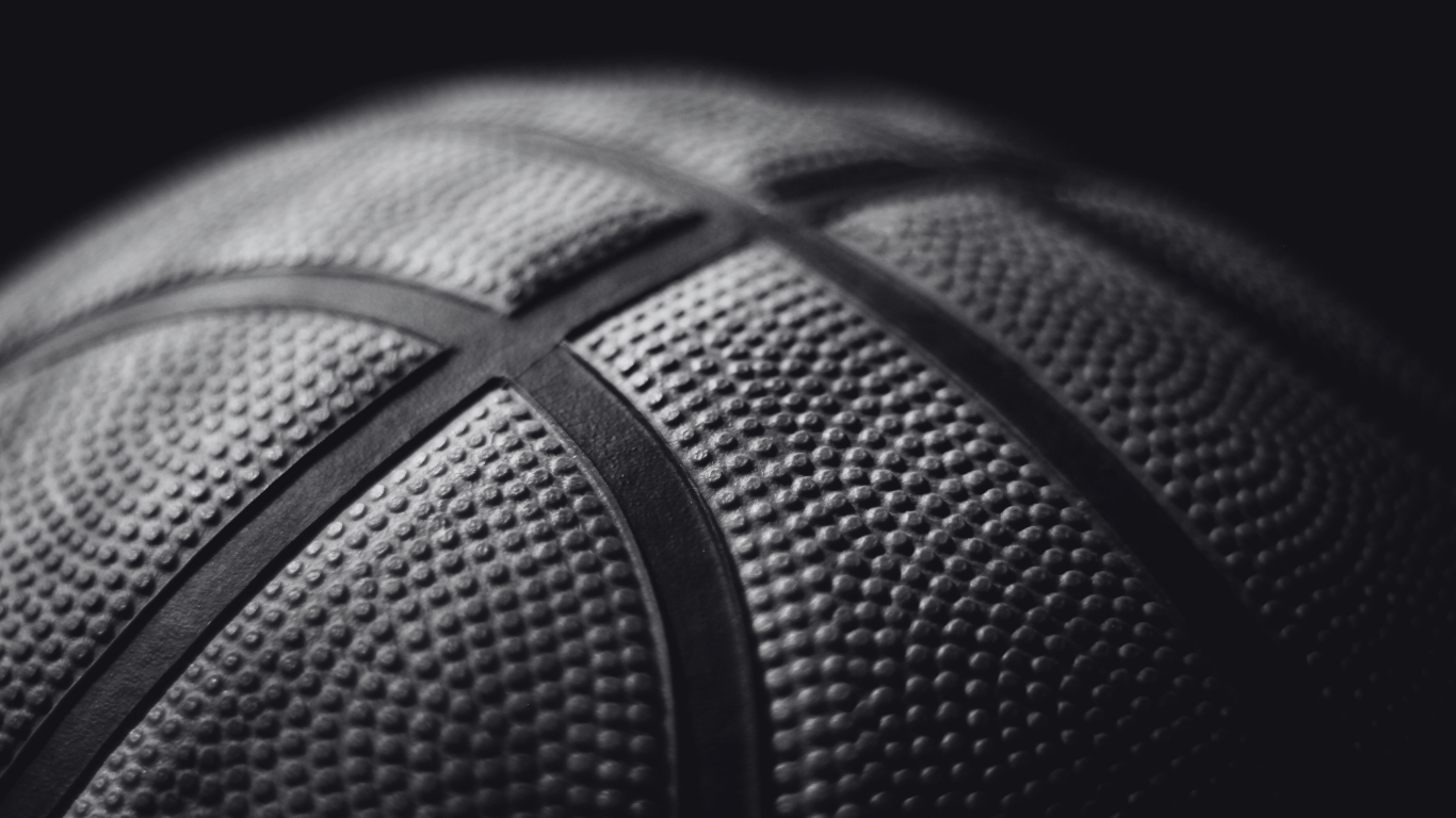 Close-up of a basketball, used on the original Milwaukee Bucks partnership page.